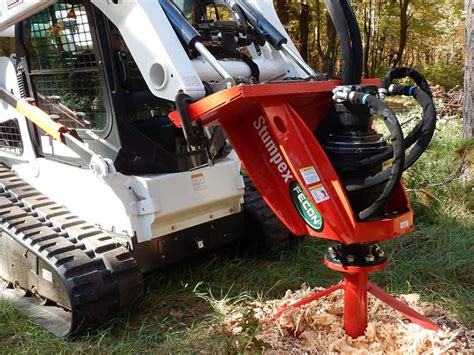 stump grinder auger for skid steer|stump grinder attachment for excavator.